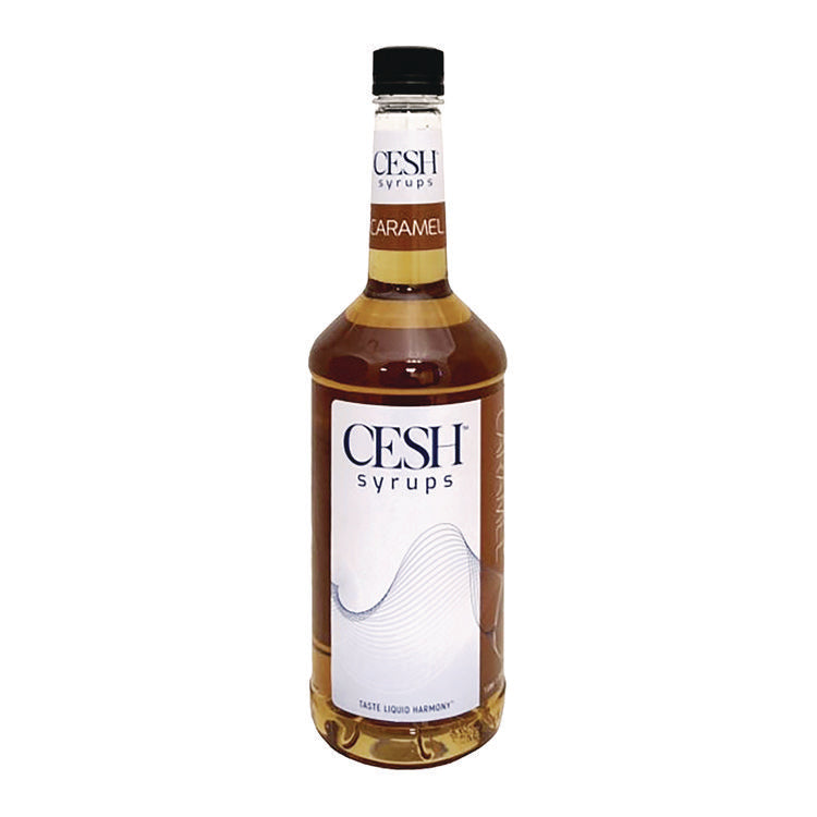 Caramel Syrup, 33.81 oz Bottle, 2/Carton