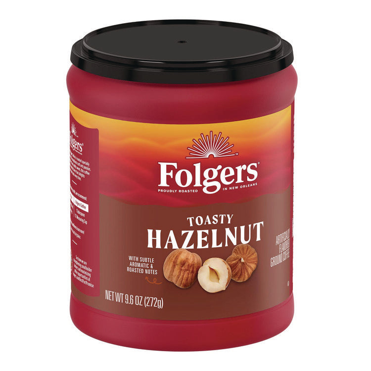 Toasty Hazelnut Ground Coffee, 9.6 oz Can