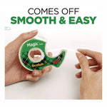 Magic Tape in Handheld Dispenser, 1" Core, 0.75" x 50 ft, Clear, 2/Pack