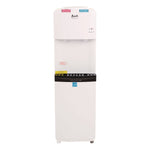 Hot and Cold Water Stand Up Dispenser, 3 gal to 5 gal, 11 x 12 x 36, White