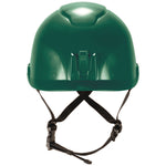 Skullerz 8976 Class E Safety Helmet, 6-Point Ratchet Suspension, Green,