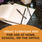 GLIDE Bold Ballpoint Pen Value Pack, Retractable, Bold 1.6 mm, Black Ink, Smoke Barrel, 36/Pack