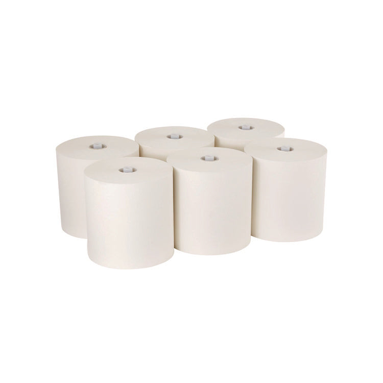 Pacific Blue Ultra Paper Towels, 1-Ply, 7.87" x 1,150 ft, White, 6 Rolls/Carton