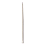 Wrapped Jumbo Straws, 10.25", Polypropylene, Clear, 500/Pack, 4 Packs/Carton
