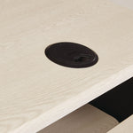 Jumbo Presentation Cart, 21 x 33 x 40, Ivory/Black
