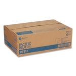 Pacific Blue Basic Recycled Paper Towel Roll, 1-Ply, 7.87 " x 1,000 ft, Brown, 6/Carton