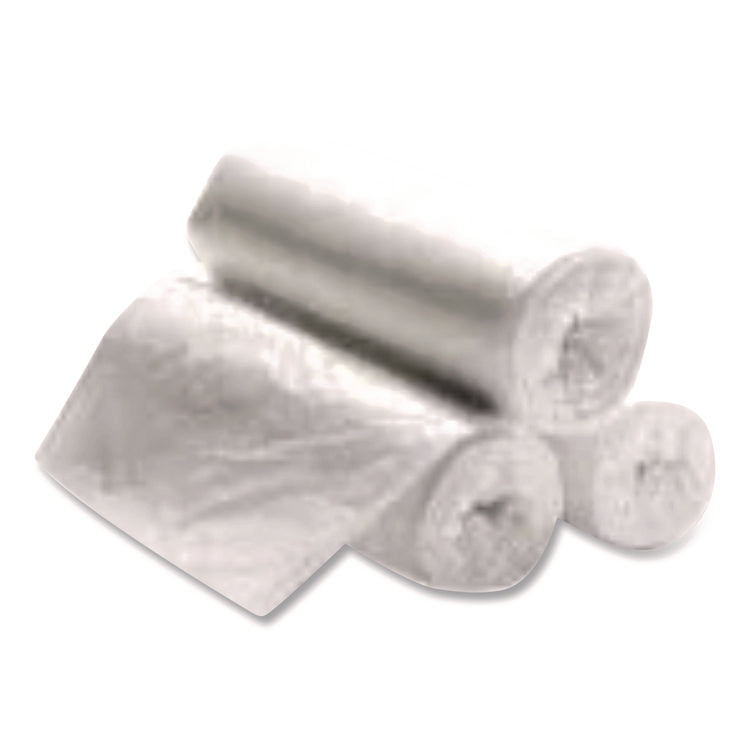 High Density Can Liners, 33 gal, 16 mic, 33" x 40", Natural, 250/Carton
