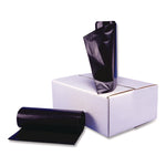 Low Density Can Liners, 16 gal, 0.9 mil, 24" x 32", Black, 50 Bags/Roll, 10 Rolls/Carton