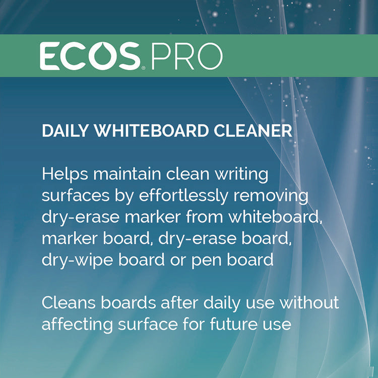 Daily Whiteboard Cleaner, Free and Clear, 32 oz Spray Bottle, 6/Carton