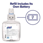 VF PLUS Hand Sanitizer Gel, 1,200 mL Refill Bottle, Fragrance-Free, For CS8 Dispensers, 2/Carton