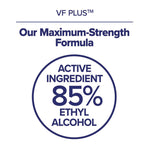 VF PLUS Hand Sanitizer Gel, 1,200 mL Refill Bottle, Fragrance-Free, For CS8 Dispensers, 2/Carton