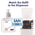 Fs8 Floor Stand Dispenser With Energy-On-The-Refill And Smartlink Capability, 12.75 X 11.25 X 39, Graphite