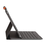 Slim Folio Plastic Keyboard Case for iPad 7th, 8th Generation, Graphite