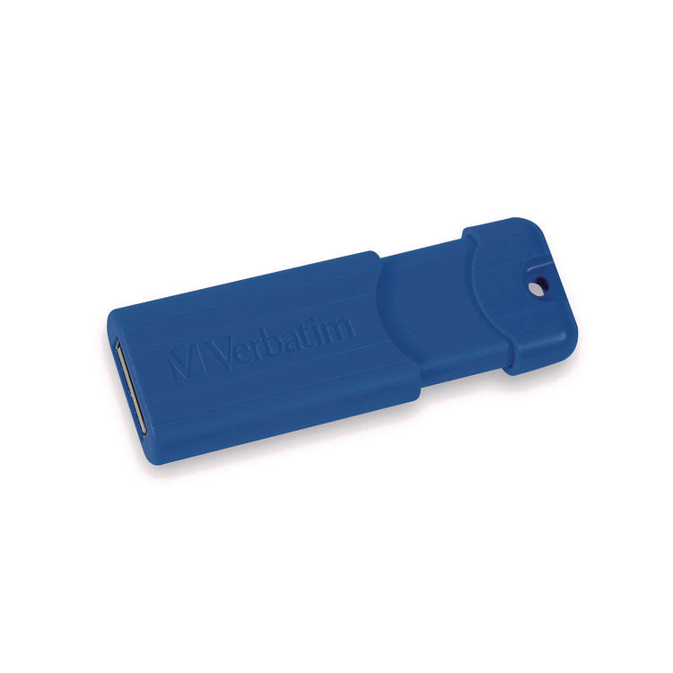 PinStripe USB 3.2 Flash Drive, 32 GB, Blue/Red, 2/Pack