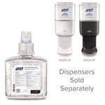Food Processing Advanced Hand Sanitizer E3 Gel, 1,200 mL Bottle, Fragrance-Free, For ES6 Dispensers, 2/Carton