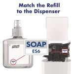 Food Processing Advanced Hand Sanitizer E3 Gel, 1,200 mL Bottle, Fragrance-Free, For ES6 Dispensers, 2/Carton