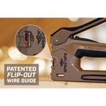 Hi-Start Hand Tacker, T50 Style Staples (0.25" to  0.56") and 18-gauge Brads (0.5" to 0.63")