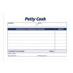 Petty Cash Receipts, One-Part (No Copies), 5 x 3.5, 50 Receipts/Pad, 12 Pads/Pack