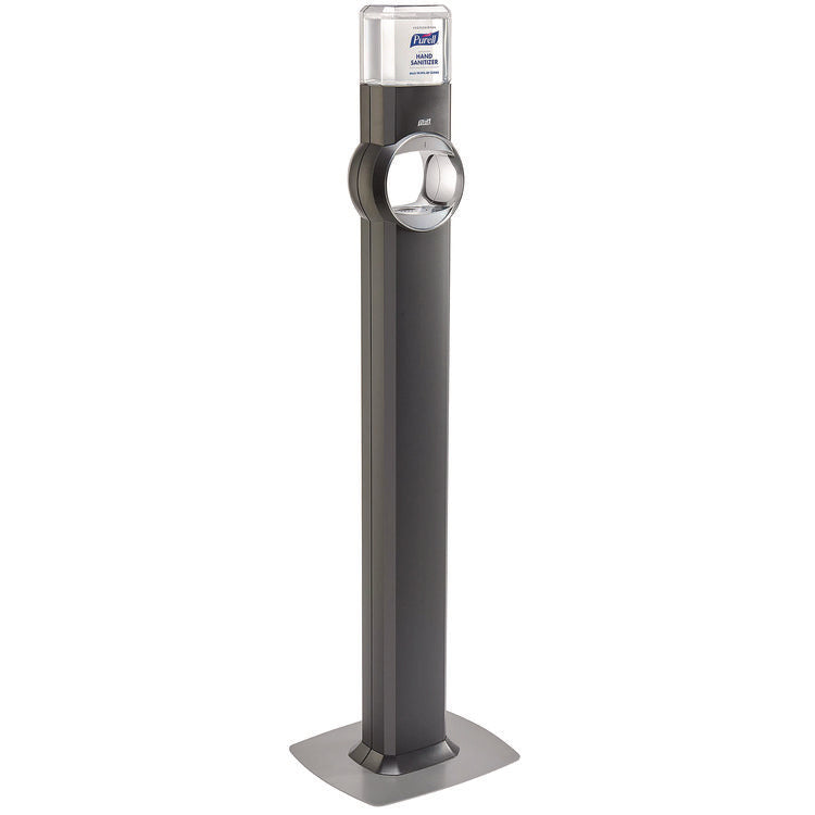 Fs6 Touch-Free Floor Stand Dispenser, 1,200 Ml, 12.5 X 11.3 X 38.5, Graphite