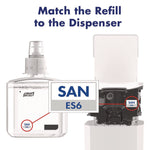 Fs6 Touch-Free Floor Stand Dispenser, 1,200 Ml, 12.5 X 11.3 X 38.5, Graphite
