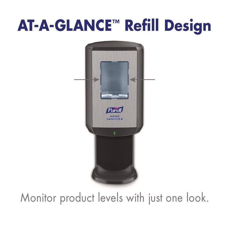 Cs8 Hand Sanitizer Dispenser, 1,200 Ml, 5.79 X 3.93 X 15.64, Graphite