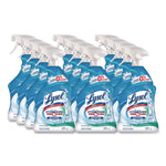 Bathroom Cleaner with Hydrogen Peroxide, Cool Spring Breeze, 32 oz Trigger Spray Bottle, 12/Carton