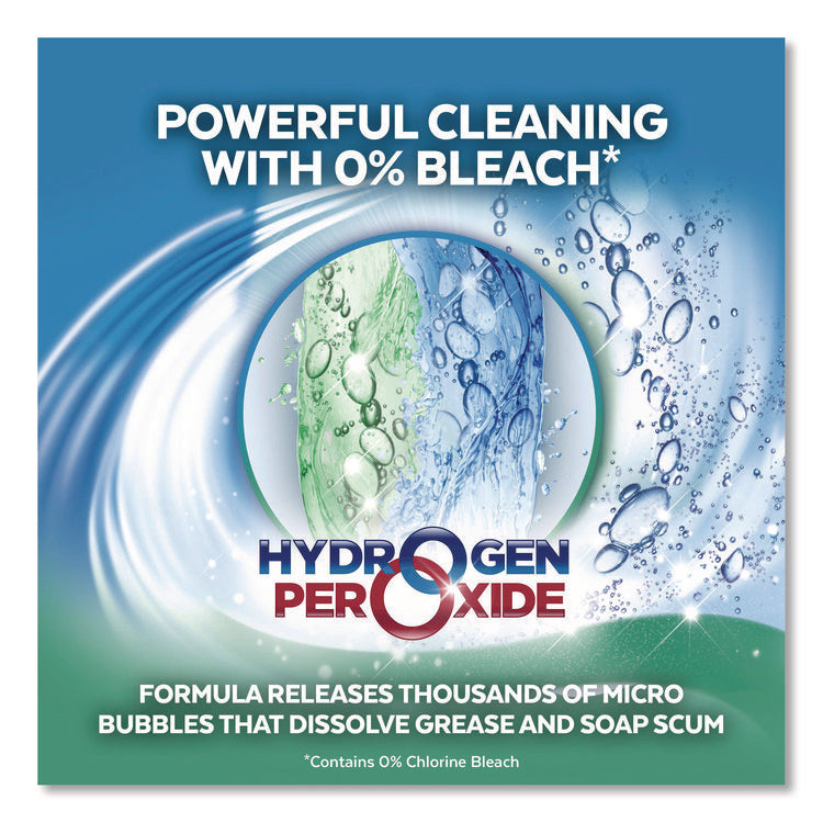 Bathroom Cleaner with Hydrogen Peroxide, Cool Spring Breeze, 32 oz Trigger Spray Bottle, 12/Carton
