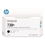 HP 738M (A24VLACT) Black Original DesignJet Ink Cartridge, 20/Carton