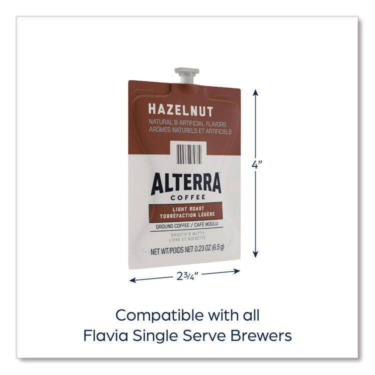 Alterra Hazelnut Coffee Freshpack, 100/Carton