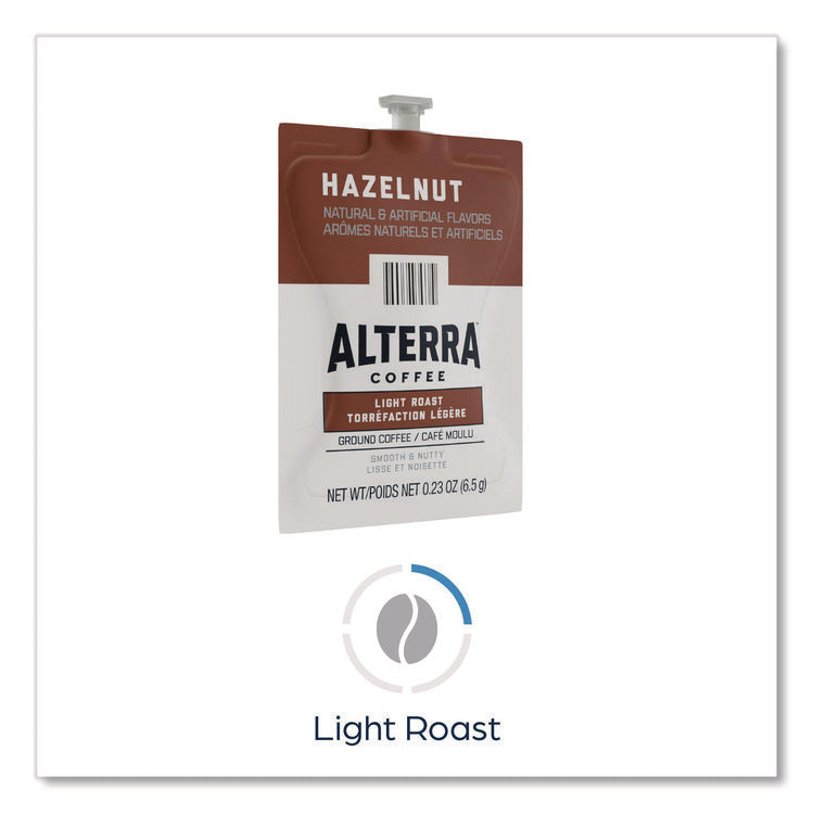 Alterra Hazelnut Coffee Freshpack, 100/Carton