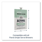 Alterra Decaf House Blend Coffee Freshpack, 100/Carton