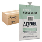 Alterra Decaf House Blend Coffee Freshpack, 100/Carton