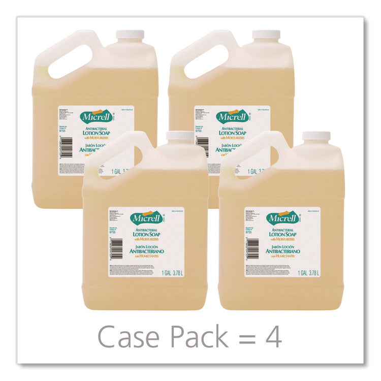 Antibacterial Lotion Soap, Light Scent, 1 gal, 4/Carton