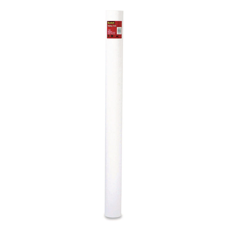 Mailing Tube, 36" Long, 3" Diameter, White, 12/Carton