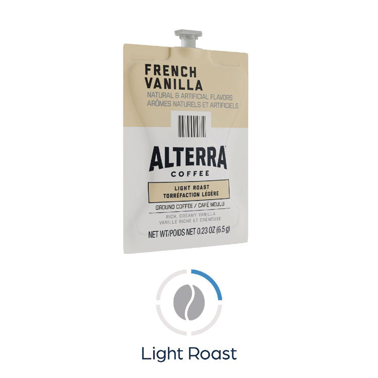 Alterra French Vanilla Coffee Freshpack, 40/Carton