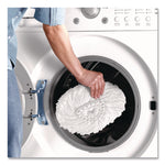 EZWring Spin Mop System, White Microfiber Head, Up to 51" Adjustable Red/Gray Handle