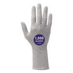 STERLING Nitrile-Xtra Exam Gloves, Powder-Free, AQL 1.0, Large, 3.5 mil Thick, 12" Long, Gray, 100/Box, 10 Boxes/Carton