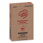 Liquid Coffee Creamer, Peppermint Mocha, 0.38 oz Mini Cups, 50/Box, 4 Boxes/Carton