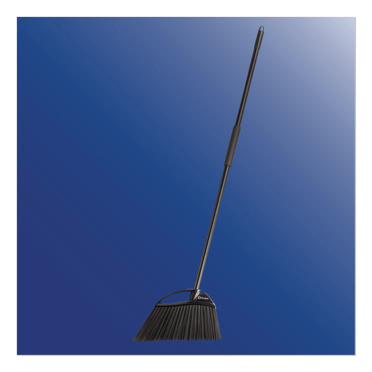 Outdoor PowerCorner Angle Broom, 48" Handle, Black/Gray