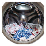 EZWring Deep Clean Refill, Patented Microfiber, Custom Size for EZ Wring Mop Systems, Red/White, 4/Carton