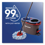 Rinse Clean Refill, Microfiber, Custom Size for Rinse Clean Mop Systems, Blue/White, 2/Pack