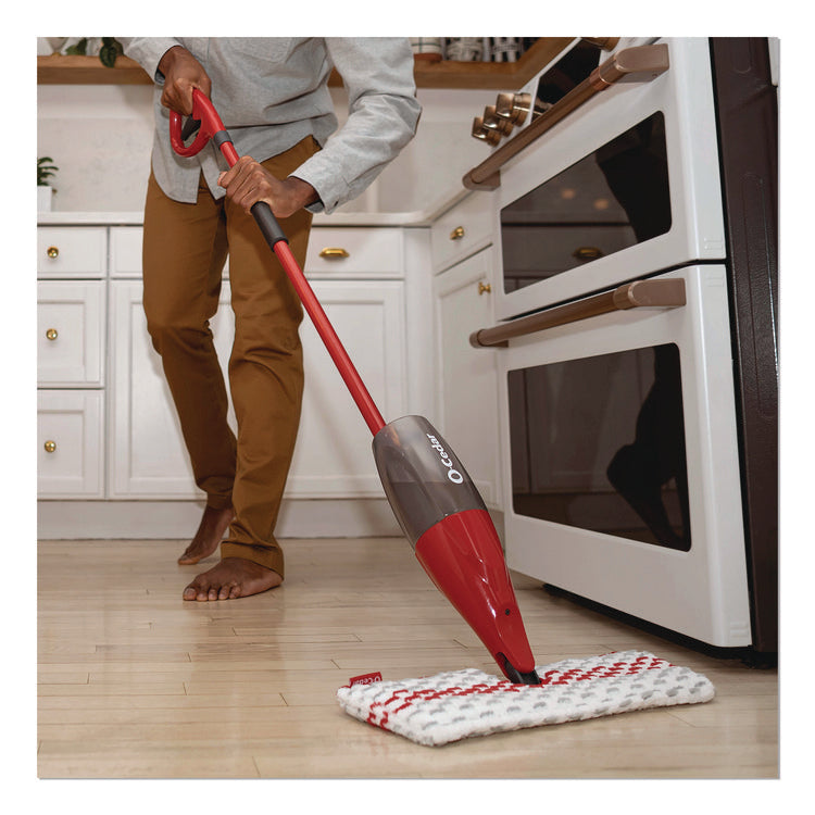 ProMist MAX Refill, Microfiber, Custom Size for ProMist Mop System, Red/White/Gray, 4/Carton