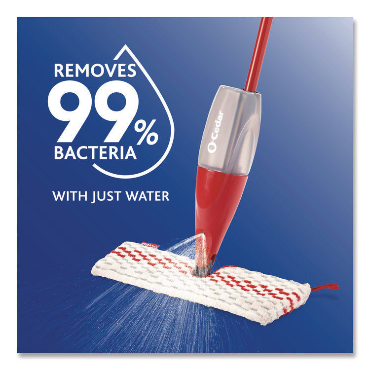 ProMist MAX Refill, Microfiber, Custom Size for ProMist Mop System, Red/White/Gray