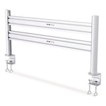 Slat Rail for Slat Wall System for 32" TVs, 3.39w x 1.8d x 41h, Silver, Supports 33 lb