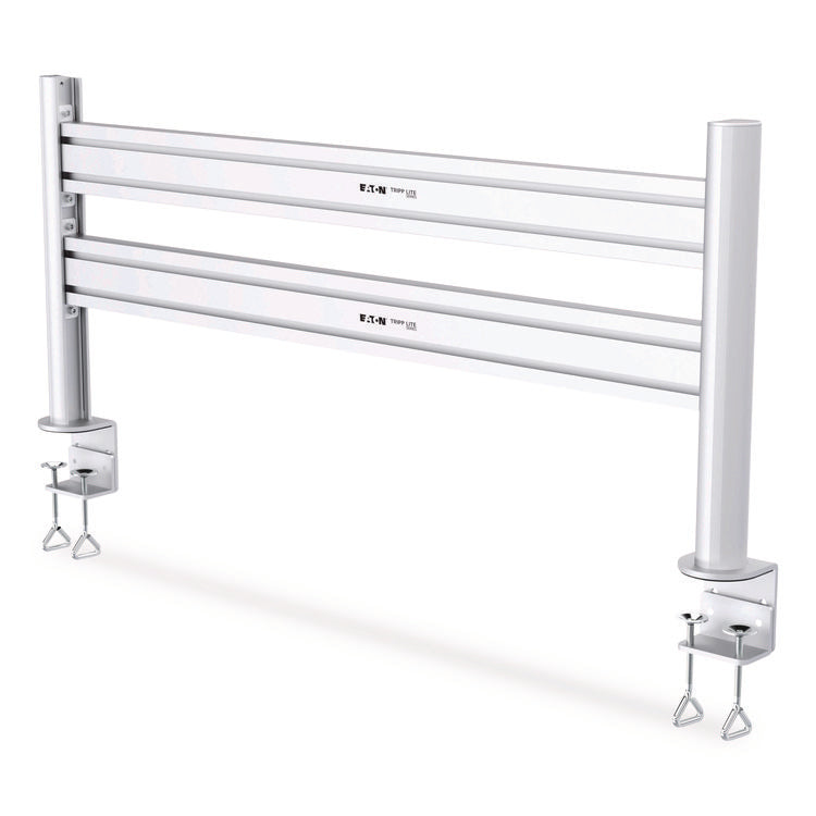Slat Rail for Slat Wall System for 32" TVs, 3.39w x 1.8d x 41h, Silver, Supports 33 lb