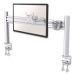 Slat Rail for Slat Wall System for 32" TVs, 3.39w x 1.8d x 41h, Silver, Supports 33 lb