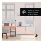 UberHeat 5 Ceramic Heater, 4.5 x 4.5 x 8.86, Black