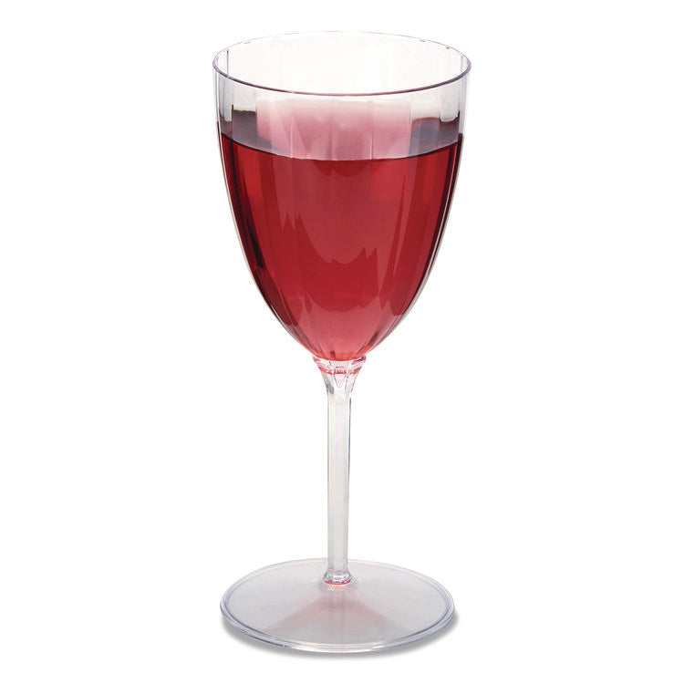 Classicware One-Piece Stemware, 6 oz, Plastic, Clear, 100/Carton