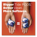 Power PODS Plus Downy Laundry Detergent, April Fresh Scent, 98 oz Tub, 63 Pods/Tub