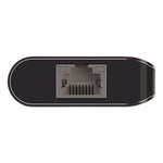 Connect 6-in-1 USB-C Multiport Adapter Hub, 6-Port, Gray